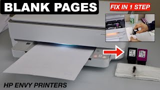 HP Envy Printing Blank Pages  Fix In 1 Easy Step [upl. by Floridia]