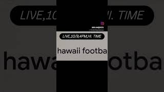 UNLV VS HAWAII FOOTBALL [upl. by Allicirp]