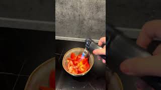 Geflakkerde tomaten met burrata recipe recipes food easyrecipe burrata asmr tomato [upl. by Aicatsan140]