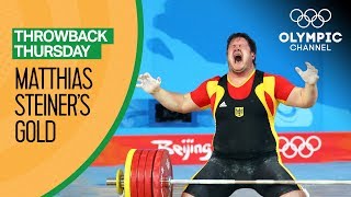 Matthias Steiner Shares his Emotional Beijing 2008 Weightlifting Gold  Olympic Rewind [upl. by Ateloiv961]