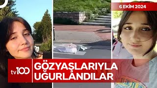 Canice Öldürülen Kızların Cenazesinde Yürek Yakan Feryatlar  tv100 Haber [upl. by Atirehgram]