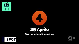 Spot Festa della Liberazione  Rete 4 HD  25 Aprile 2023 [upl. by Bove675]