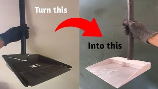 How to make a DIY dustpan using aluminum problemADOf1e [upl. by Morel296]