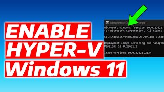 How To Enable HyperV in Windows 11 Desktop amp Laptop [upl. by Esmaria]