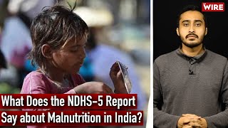 What Does the NFHS5 Report Say about Malnutrition in India [upl. by Abehs]