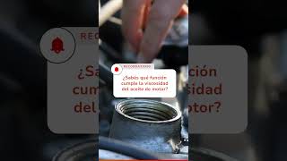 Tutorial quotQué función cumple la viscosidad del aceite de motorquot [upl. by Montana]