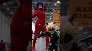 🐞 LADYNOIR at MCM London Miraculous Ladybug Cosplay 😻 shorts [upl. by Anecusa]