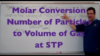 Molar Conversion Number of Particles to Volume of a Gas [upl. by Candide]