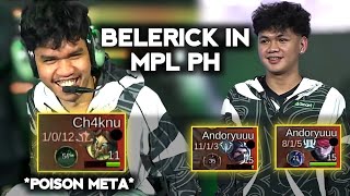 ANOTHER POISION META CH4KNU PICKED BELERICK ANDORYUUU OUTPLAYED DEMONKITE RORA vs OMG [upl. by Negaet]