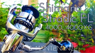 Shimano Stradic FL 4000  4000XG  Reel service and maintenance [upl. by Martin891]