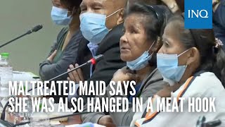 Maltreated maid says she was also hanged in a meat hook [upl. by Batty629]