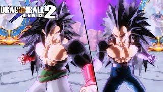 Goku Super Saiyan 8  vs Vegeta Super Saiyan 8 I Xenoverse 2 mods [upl. by Xanthe]