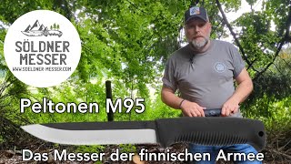 Peltonen M95 im Test  Was kann das OutdoorMesser der finnischen Armee [upl. by Divine]