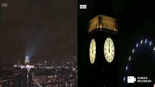 London New Year 2022 VS 2023 [upl. by Keelia90]