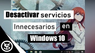 Optimizar y Desactivar servicios Innecesarios en Windows 10 con un Click [upl. by Oinoitna]