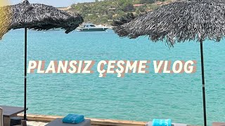 PLANSIZ Ã‡EÅME ALAÃ‡ATI VLOG  BEACH YEMEK EÄLENCE NELER YAÅADIK [upl. by Lleinad]