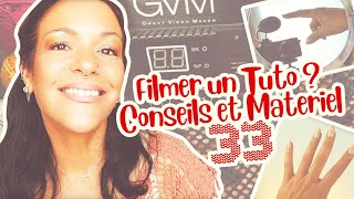 VLOG33 Crochet  Comment filmer un tuto  Conseils materiel [upl. by Eittah]