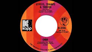 1971 HITS ARCHIVE Gypsys Tramps amp Thieves  Cher a 1 recordmono 45 [upl. by Miarhpe]