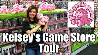 Tour of Kelseys Pink Gorilla game store in Seattle [upl. by Nadirehs]