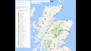 Eine Karte erstellen mit googlemapsMy Maps I Urlaubsplanung [upl. by Anirat]