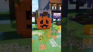 Epic Jack OLantern Minecraft Build Idea shorts minecraft [upl. by Akimet326]