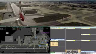 EGKKGND  Gatwick Ground  Vatsim UK ATC  0205  Towerview Part 2 [upl. by Aelegna]