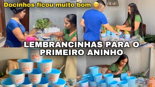 OS ÚLTIMOS PREPARATIVOS PARA O ANIVERSÁRIO PRIMEIRO ANINHO  DICA DE LEMBRANCINHAS ✨ [upl. by Dihaz797]