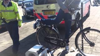 Rollerbank emmen 31 kmu op fiets [upl. by Ahsieat]