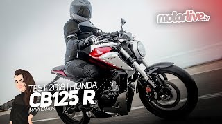 HONDA CB125R  TEST 2018 [upl. by Nekcarb]