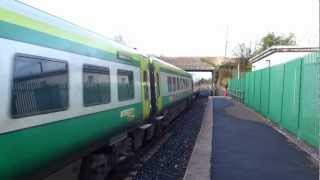 Dublin bound Mk4 through Portarlington Station [upl. by Maryl]