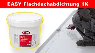 Abdichtung eines Garagendachs mit Alfa EASY Flachdachabdichtung [upl. by Methuselah]