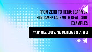 From Zero to Hero Learn C Fundamentals with Real Code Examples csharp csharptutorial [upl. by Rafa]