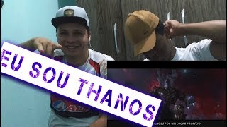 REACT Rap do Thanos  Estalar de Dedos  TK RAPS [upl. by Balac]