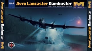 HK models 148 Lancaster Dambusters Inbox Review [upl. by Ecinahs]