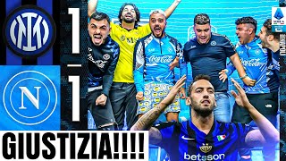 😝 GIUSTIZIA INTER 11 NAPOLI  LIVE REACTION NAPOLETANI HD [upl. by Ym]