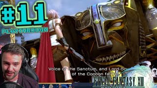 Barthandelus boss fight amp difficulty jump  FFP Plays Final Fantasy XIII  Pt 11 PC [upl. by Eiralam]