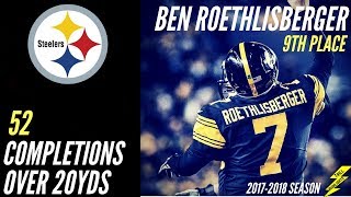 Ben Roethlisberger Big Play Compilation  20172018 Season [upl. by Maccarone]