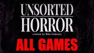 Unsorted Horror  All Games [upl. by Ycnaffit]