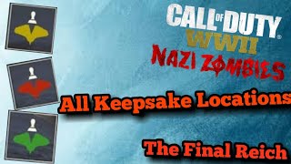 All KEEPSAKE LOCATIONS Ww2 zombies The Final Reich [upl. by Siradal]