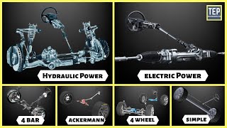 Every Steering System Explained  Power Steering Four Bar Ackermann Four Wheel Steering [upl. by Randall506]