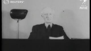 WELFARE  POLITICS  Announcement of the Beveridge report with speech by Sir William Beve1942 [upl. by Onaicram291]