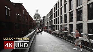 Londons Wonderful Bankside Walking Tour in 4K [upl. by Leora]