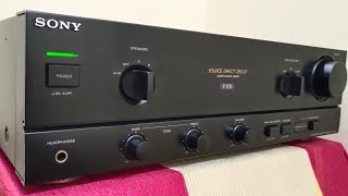 Sony stereo amplifier F170 SOURCE DIRECT CIRCUT 3030 watt 8 ohms [upl. by Damle519]