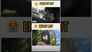 ENDING OF BEST  AOT🥺 best anime in the world viralshorts short youtube youtubeshorts anime [upl. by Yadrahc]