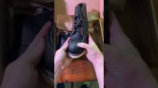 Red Wing Classic Moc Boot Unboxing  Heritage Moc Toe shorts [upl. by Walker]