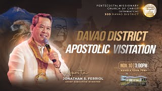 District Apostolic Visitation  Davao District  November 10 2024 [upl. by Auqinot]