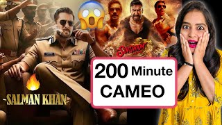 Salman Khan Singham Again 200 Minute Cameo  Deeksha Sharma [upl. by Shenan]