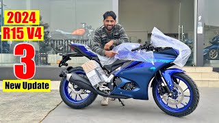 New Yamaha R15 V4 2024 Facelift Model Update Price Mileage Features Full Review [upl. by Nnaer]