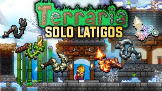 Me paso TERRARIA pero solo puedo usar LATIGOS en MODO MAESTRO [upl. by Neelsaj]