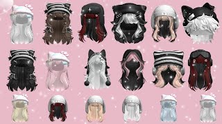 HELLO KITTY ACCESSORIES  BEANIE  CODES for bloxburg amp berry avenue berryavenue bloxburg [upl. by Atirma]